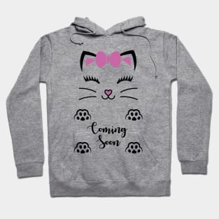 Coming Soon Kitty Face Hoodie